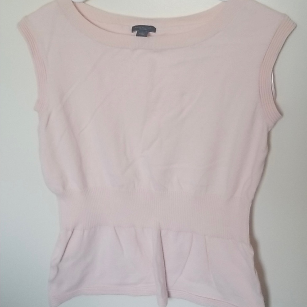 💐Ann Taylor Smocked Waist Tank